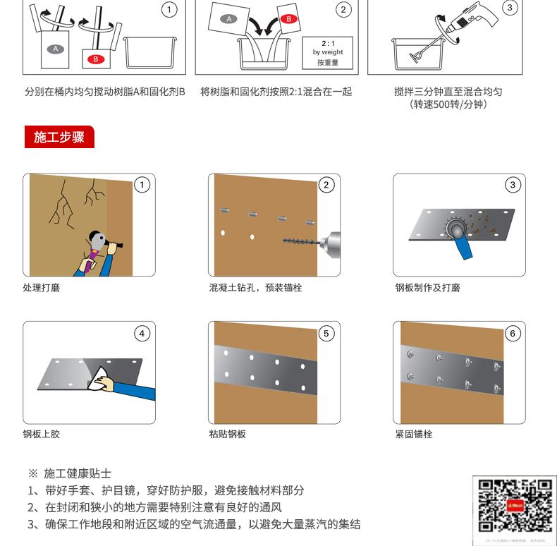 包钢延庆粘钢加固施工过程